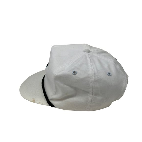 Vintage Trucker White Adjustable Baseball Hat/Cap C185 - Picture 5 of 10